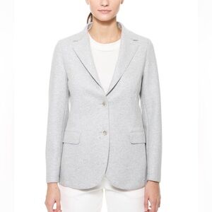 Eleventy Single-Breasted Real Cut Wool-Blend Blazer Jacket Made in Italy Size 4